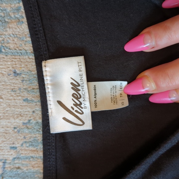 MISS KITTY LIFE'S A B!TCH RAGLAN T-SHIRT VIXEN BY MICHELINE PITT - Picture 3 of 3